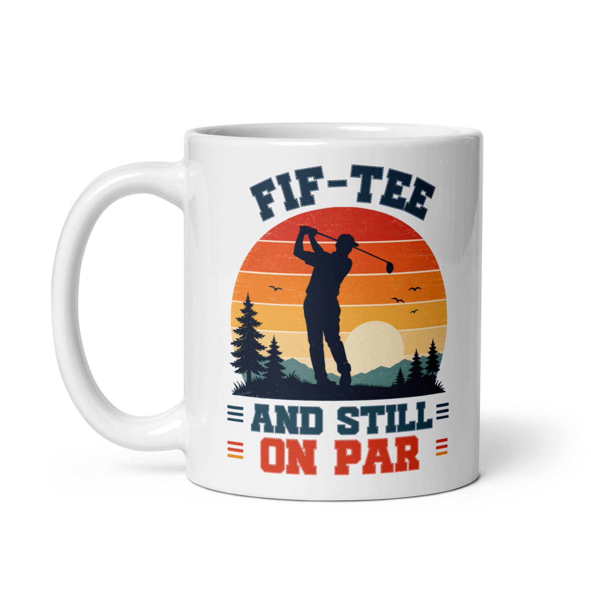 Golf 50th Birthday Mug Funny 50th Birthday Golf Gift