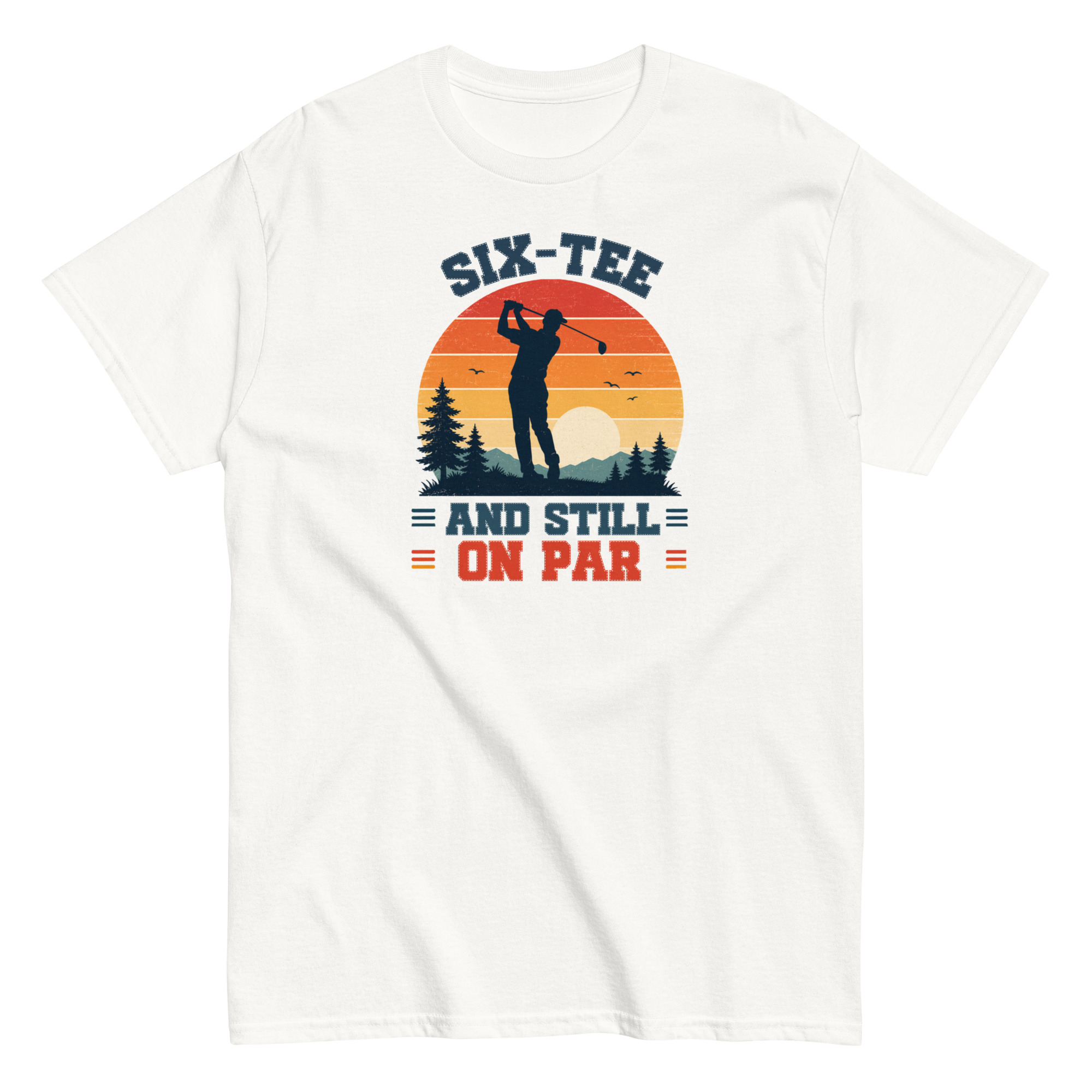 Golf 60th Birthday Gift T-shirt 60 And Still On Par