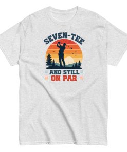 Golf 70th Birthday Gift T-shirt 70 And Still On Par