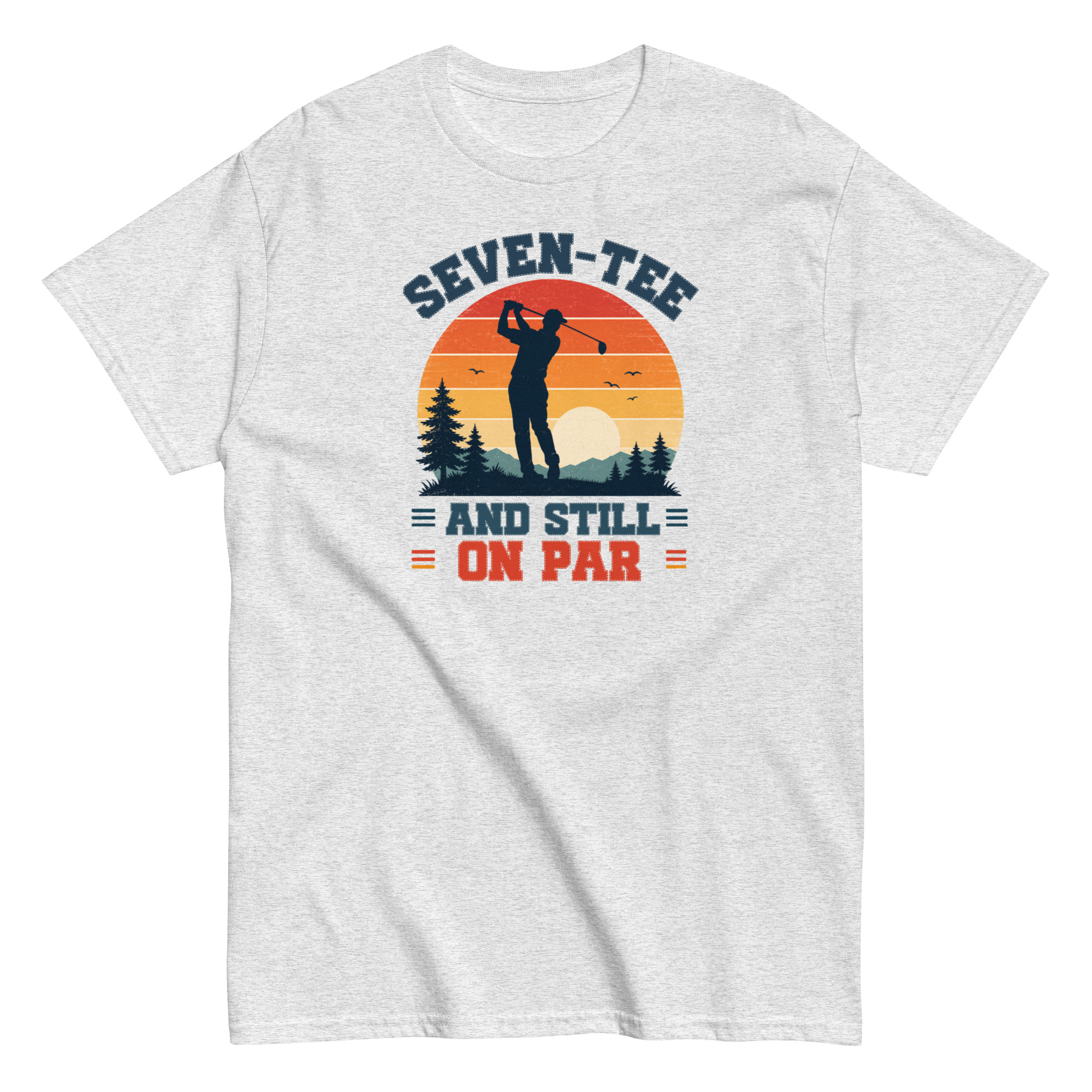 Golf 70th Birthday Gift T-shirt 70 And Still On Par