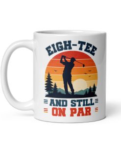Golf 80th Birthday Mug Funny 80th Birthday Golf Gift