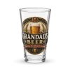 Grandads Beer Glass Gift For Grandad Pint Glass