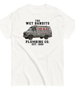Home Alone Christmas T-shirt The Wet Bandits Plumbing Co