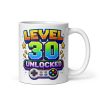 Level 30 Unlocked Video Game Mug 30th Birthday Gift