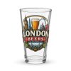London Beers Logo Shaker pint glass