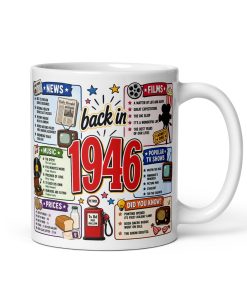 Memories of 1946 Mug Fun Gift For Someone Born In 1946
