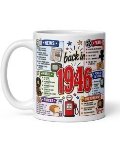 Memories of 1946 Mug Fun Gift For Someone Born In 1946
