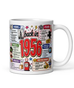 Memories of 1956 Mug Fun Gift For Someone Born In 1956