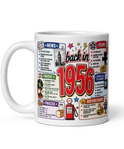 Memories of 1956 Mug Fun Gift For Someone Born In 1956