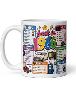 Memories of 1966 Mug Fun Gift For Someone Born In 1966