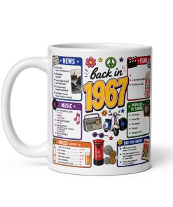 Memories of 1967 Mug Fun Gift For Someone Born In 1967
