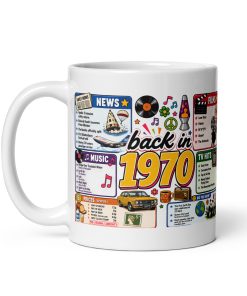 Memories of 1970 Mug Fun Gift For Someone Born In 1970