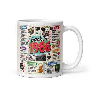 Memories of 1986 Mug Fun Gift For Someone Born In 1986