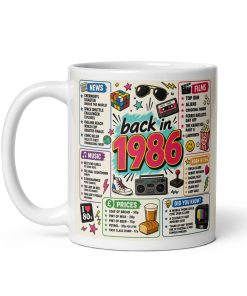 Memories of 1986 Mug Fun Gift For Someone Born In 1986