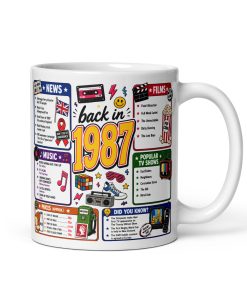Memories of 1987 Mug Fun Gift For Someone Born In 1987