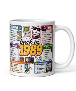 Memories of 1989 Mug Fun Gift For Someone Born In 1989