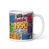 Memories of 1990 Mug Fun Gift For Someone Born In 1990