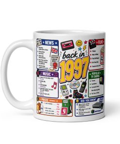 Memories of 1997 Mug Fun Gift For Someone Born In 1997