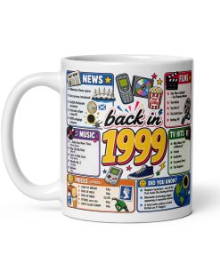 Memories of 1999 Mug Fun Gift For Someone Born In 1999