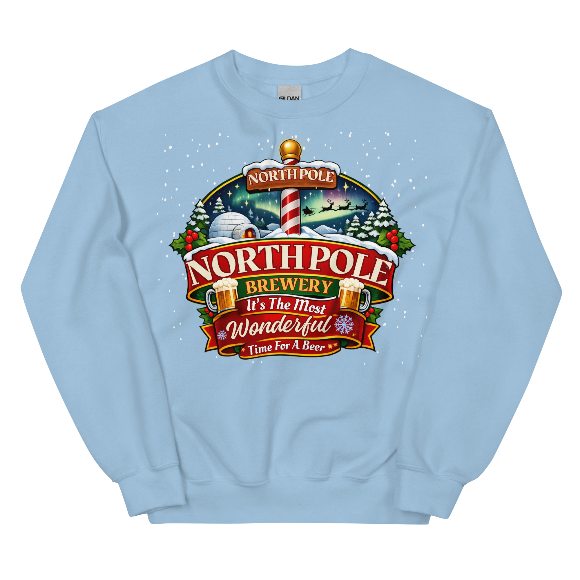 North Pole Brewery Funny Christmas Jumpers
