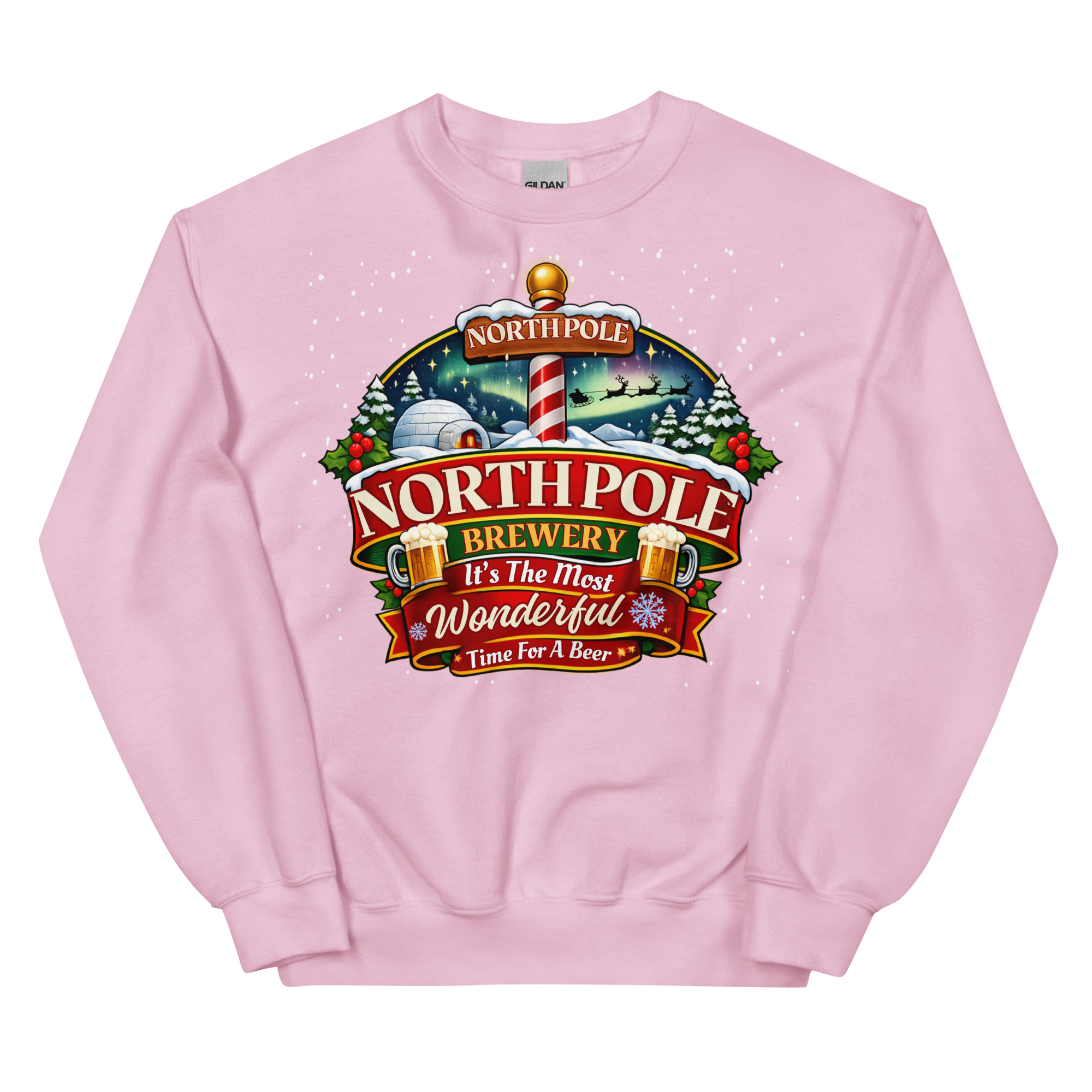 North Pole Brewery Funny Christmas Jumpers