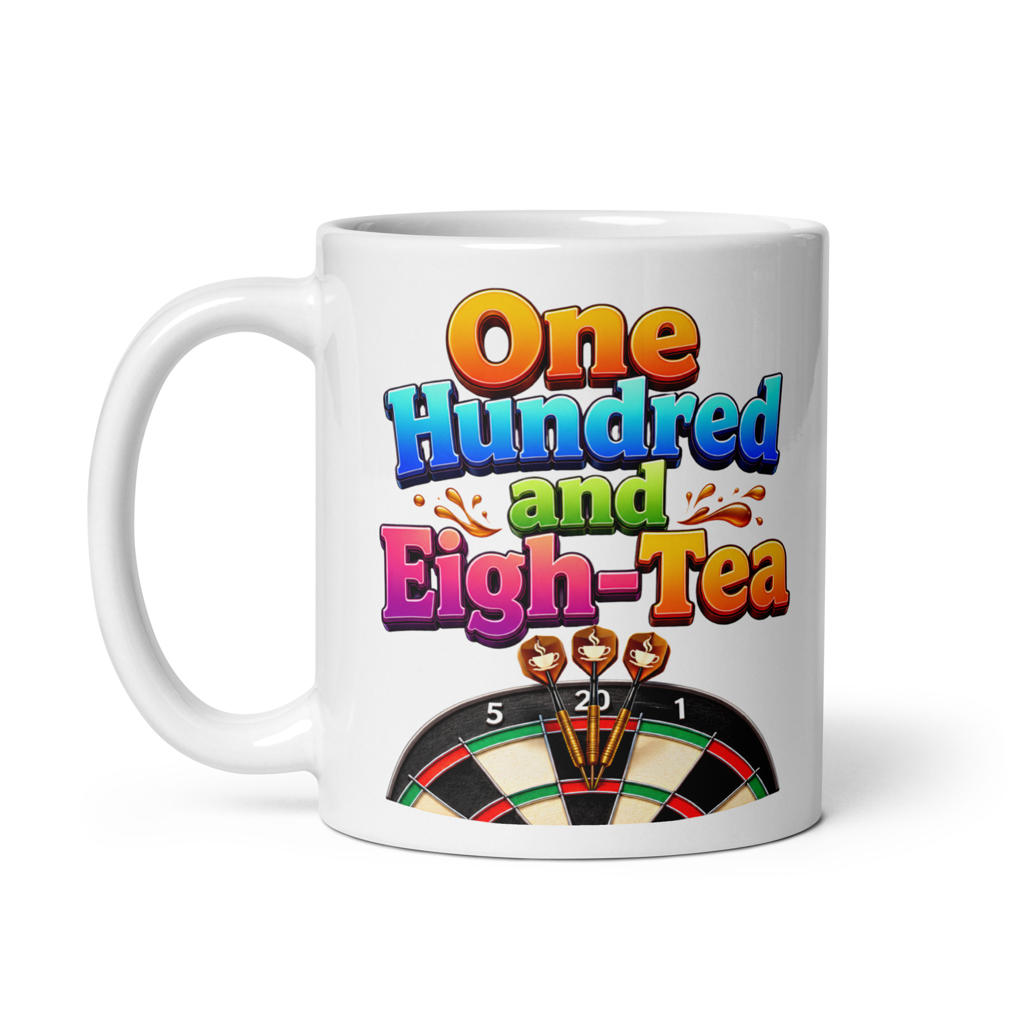 One Hundred And Eigh-Tea Darts Mugs For Darts Players