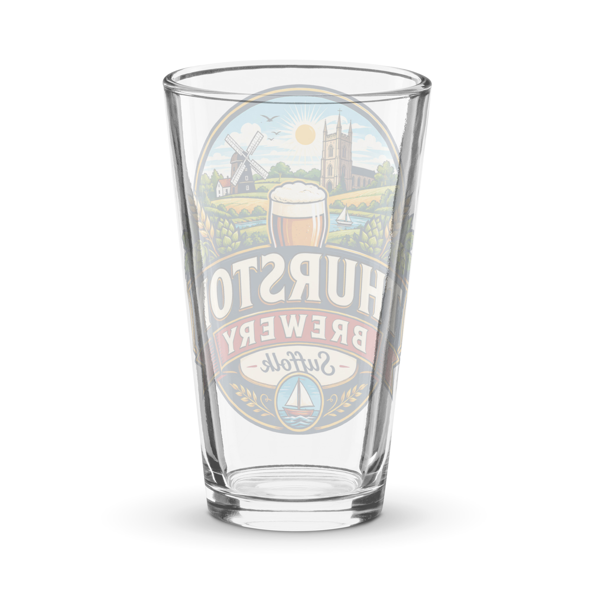 Thurston Brewery Suffolk Pint Glass