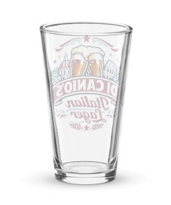 Di Canio Italian Lager Shaker pint glass West Ham Gift