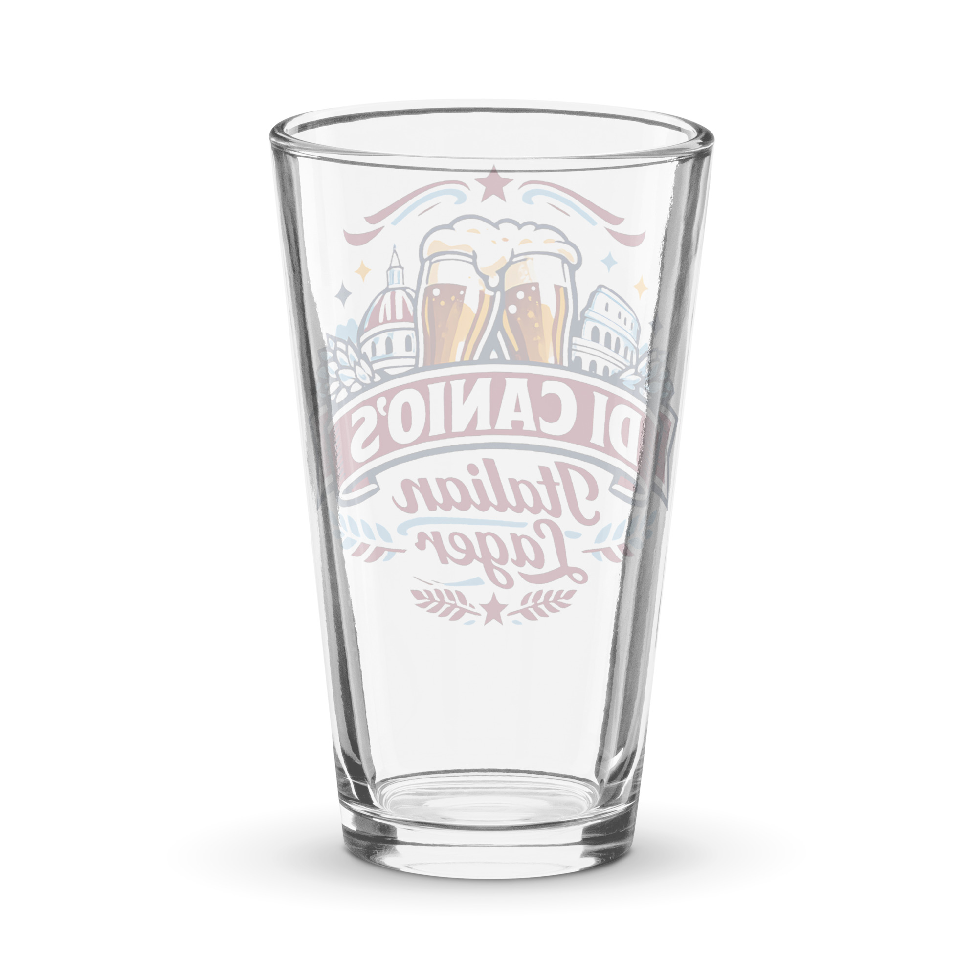 Di Canio Italian Lager Shaker pint glass West Ham Gift