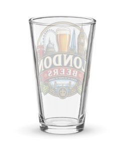 London Beers Logo Shaker pint glass