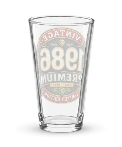 1986 Beer Glass Birthday Gift For Someone Born in 1986