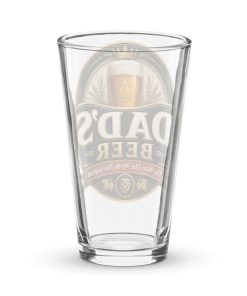 Dad’s Beer Glass The Man The Myth The Legend Pint Glass