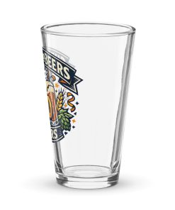 50th Birthday Beer Glass - Cheers and Beers to 50 Years