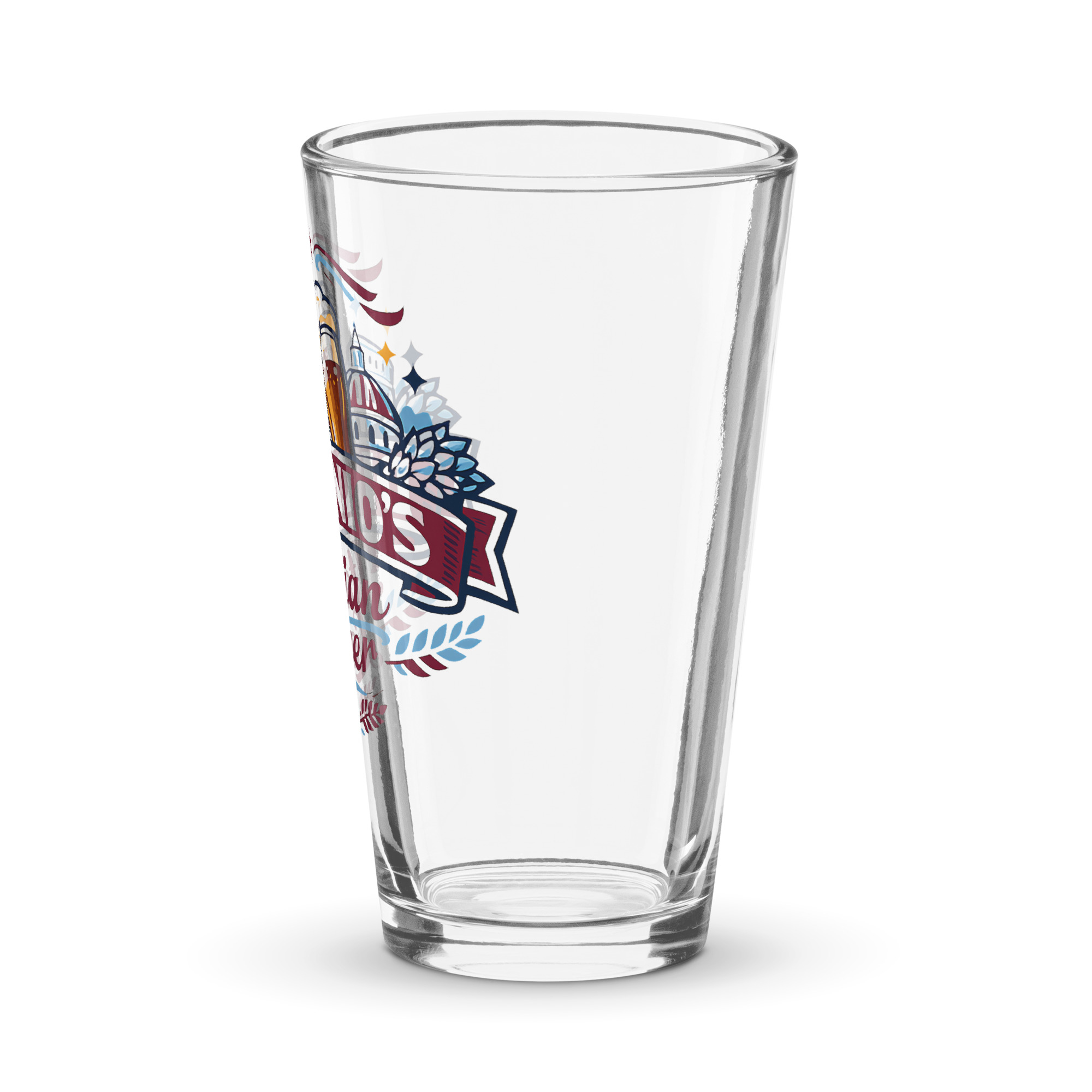 Di Canio Italian Lager Shaker pint glass West Ham Gift