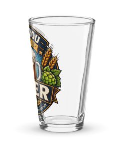 All You Need is Beer – Shaker pint glass gift