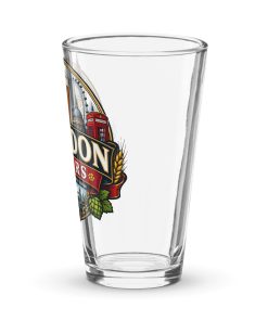 London Beers Logo Shaker pint glass