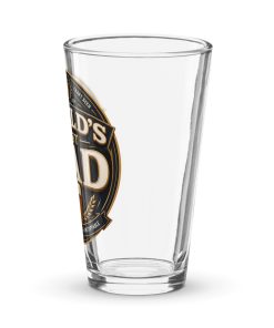 World’s Best Dad Beer Glass Gift For Dads Pint Glass