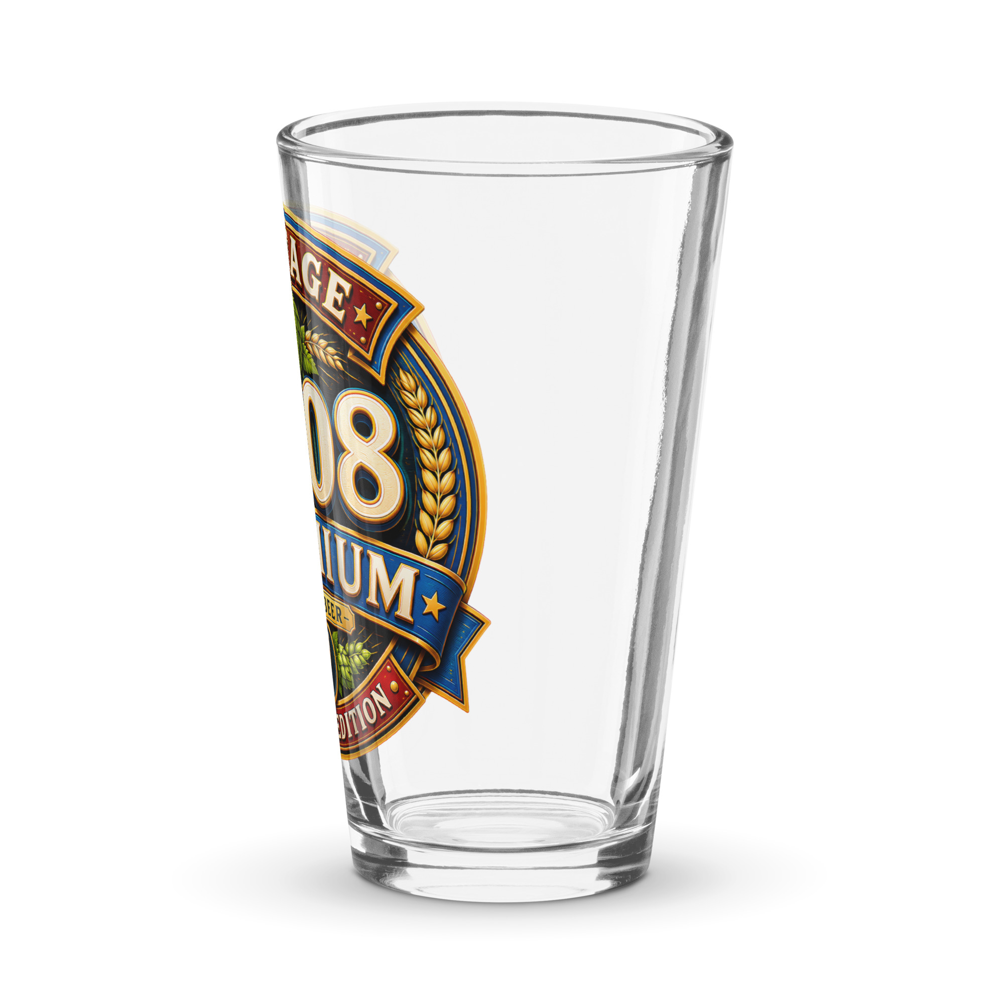 2008 Beer Glass Birthday Gift For Someone Born in 2008