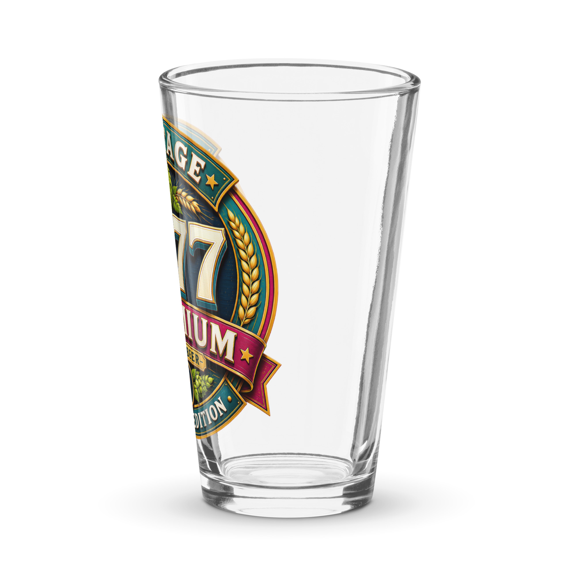 1977 Beer Glass Birthday Gift For Someone Born in 1977