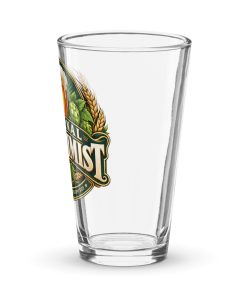 Eternal Hoptimist Beer Glass Funny Gift Pint Glass