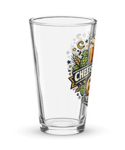 60th Birthday Beer Glass - Cheers and Beers to 60 Years