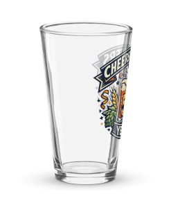 50th Birthday Beer Glass - Cheers and Beers to 50 Years