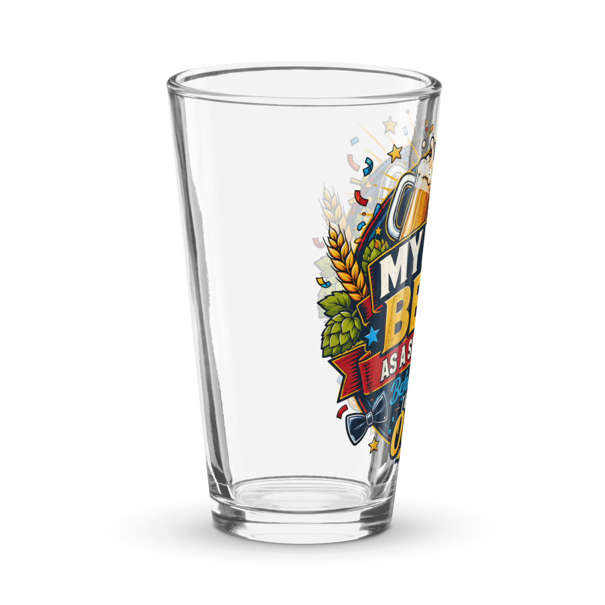 My Last Beer as a Single Man – Stag Gift pint glass