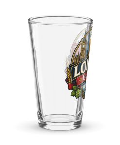 London Beers Logo Shaker pint glass