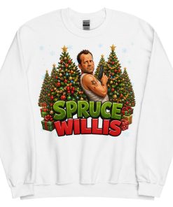 Spruce Willis Funny Die Hard Christmas Jumpers