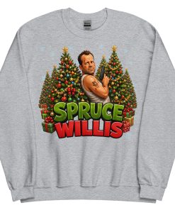 Spruce Willis Funny Die Hard Christmas Jumpers