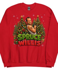 Spruce Willis Funny Die Hard Christmas Jumpers