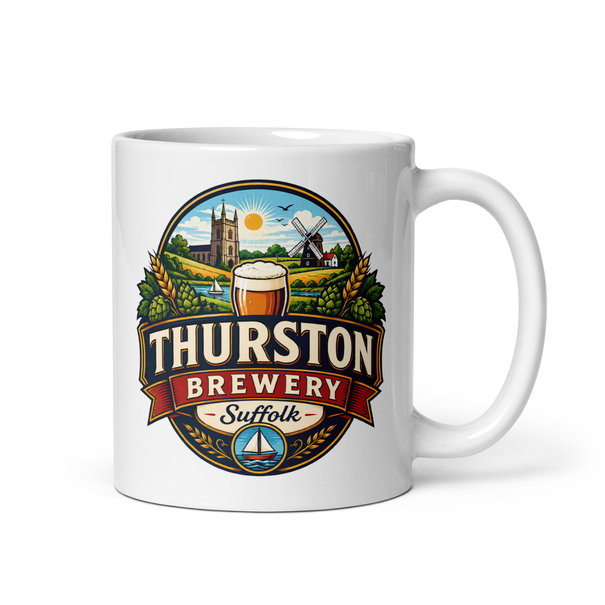 Thurston Suffolk Brewery Mug – Gift for Thurston Suffolk