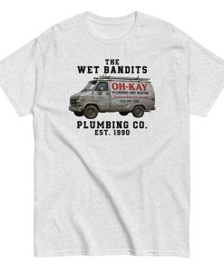 Home Alone Christmas T-shirt The Wet Bandits Plumbing Co