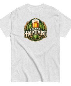 Beer T-Shirt Funny Eternal Hoptimist Tshirts